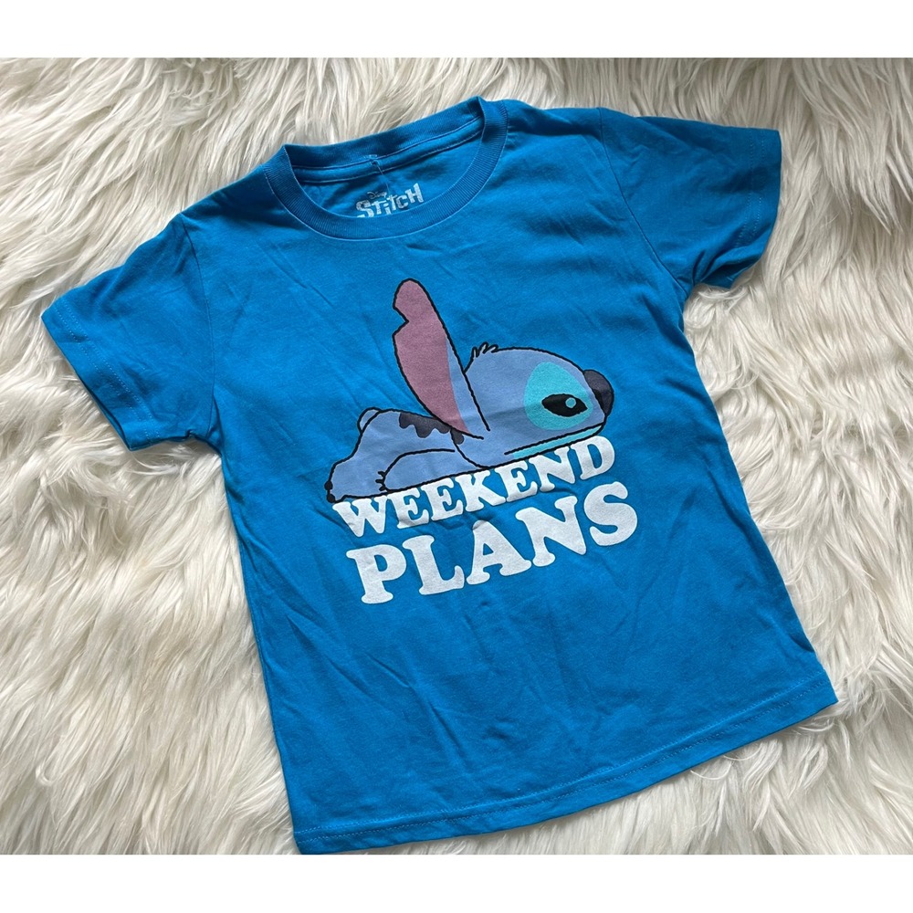 NWOT Disney Stitch Weekend Plans T-Shirt 4T